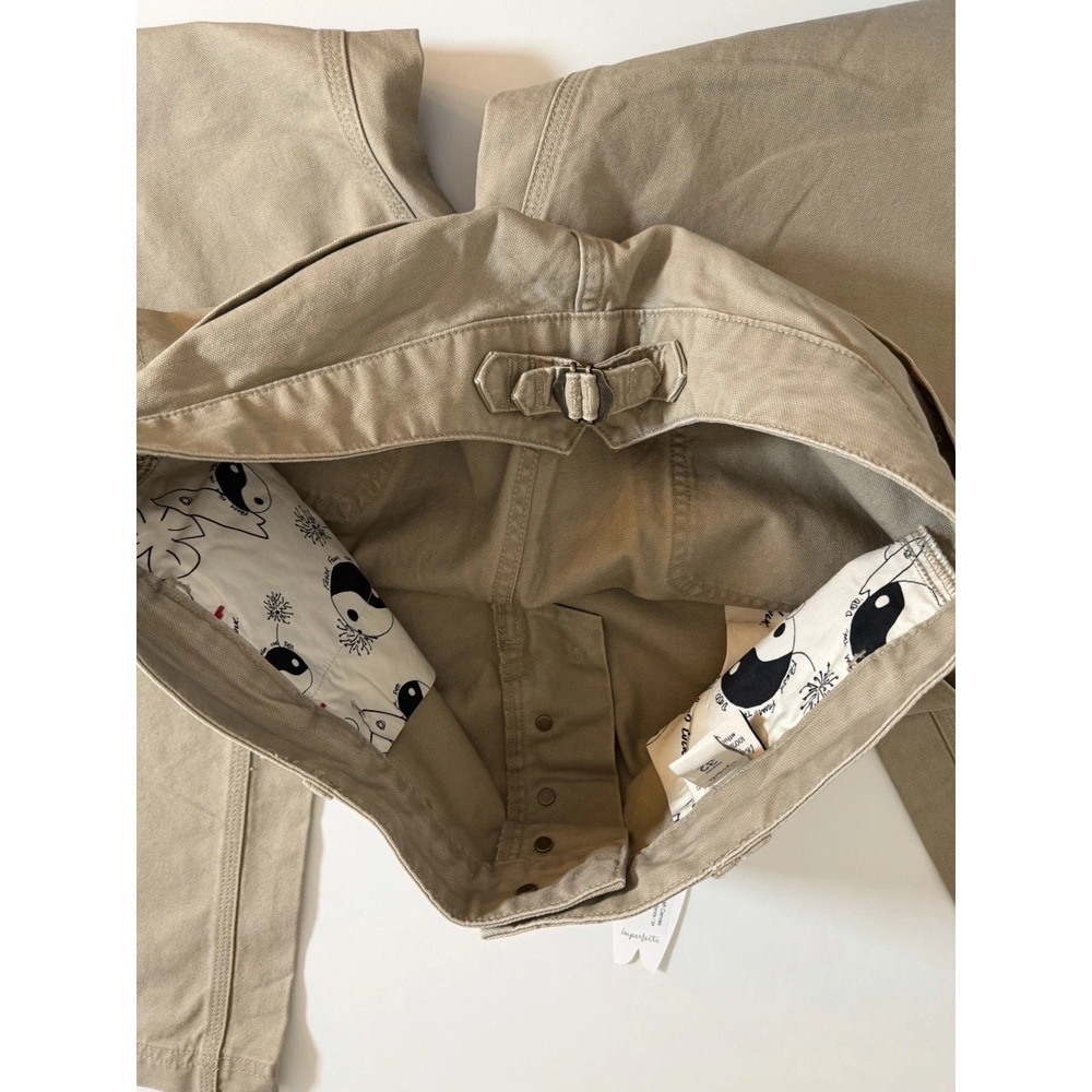 New Imperfects Courier Pants OG Fit 34X32 Badlands Beige Utility Canvas NWT - Picture 9 of 16